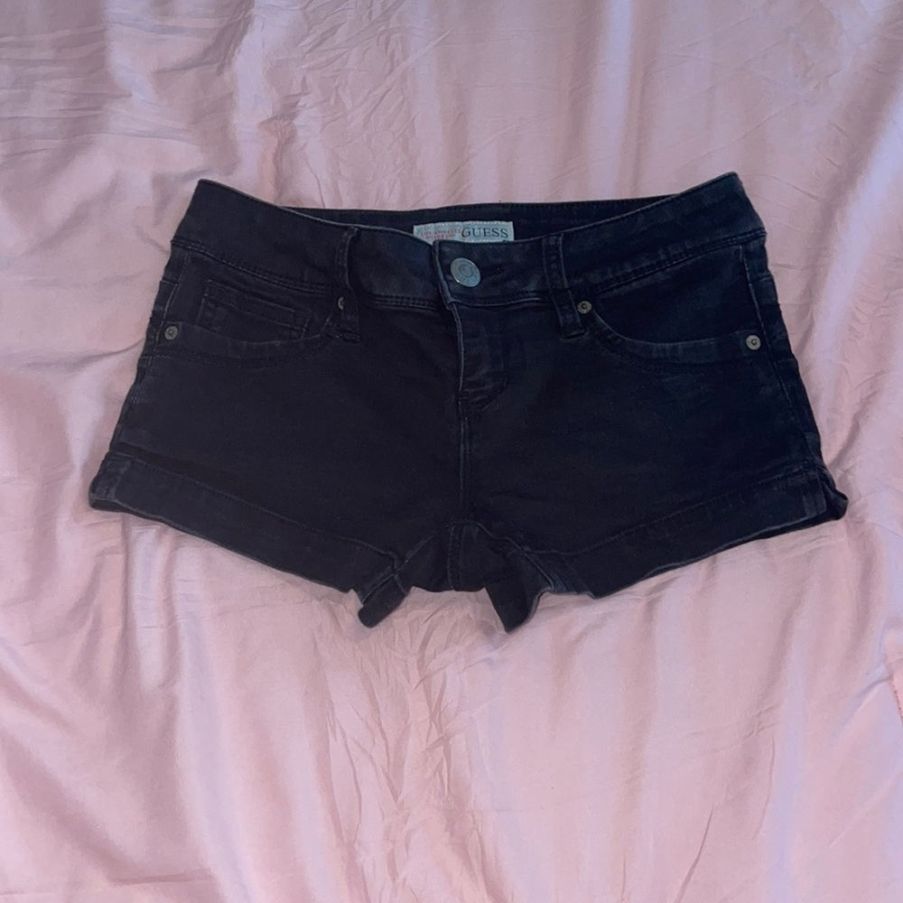 Black GUESS jeans shorts size U.S 24